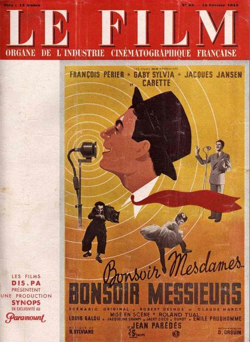 FILM | LE (40s) magazine side cover Issue 83 19 February 1944