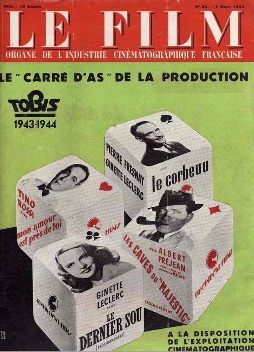 FILM | LE (40s) magazine side cover Issue 84 4 March 1944