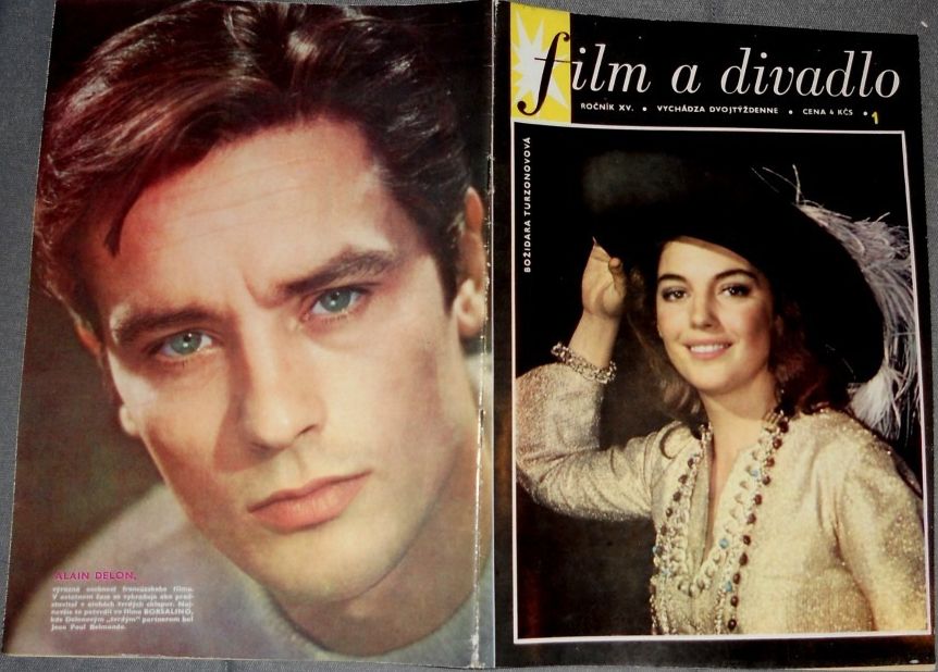 FILM A DIVADLO magazine side cover Issue 1  1971