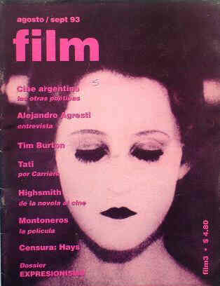 FILM (Ar) magazine side cover Issue 3 August/September 1993