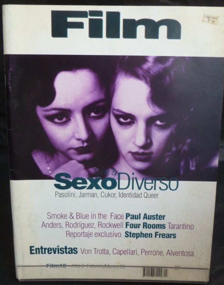 FILM (Ar) magazine side cover Issue 18 February/March 1996