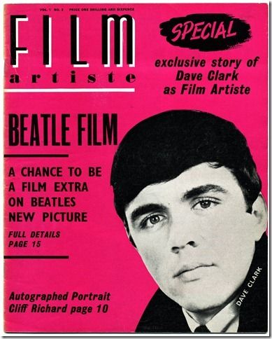 FILM ARTISTE magazine side cover Issue 2  Vol 1 # 2  1964