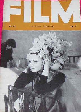 FILM (Be) magazine side cover Issue 41 January 1964