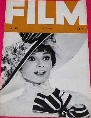 FILM (Be) magazine side cover Issue 53 March 1965