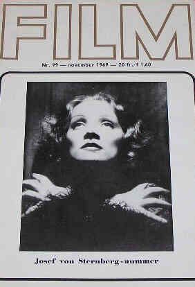 FILM (Be) magazine side cover Issue 99 November 1969
