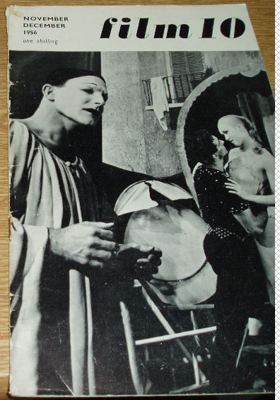 FILM (BFFS) magazine side cover Issue 10 November 1956