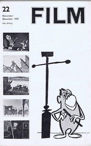 FILM (BFFS) magazine side cover Issue 22 November 1959
