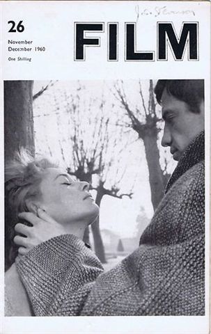 FILM (BFFS) magazine side cover Issue 26 November 1960