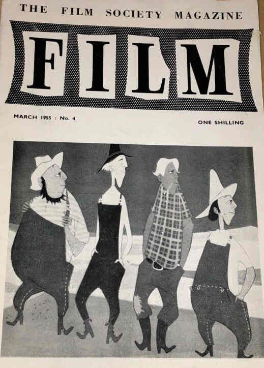FILM (BFFS) magazine side cover Issue 4 March 1955