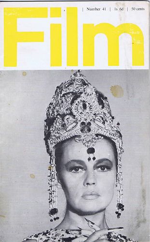 FILM (BFFS) magazine side cover Issue 41 December 1964