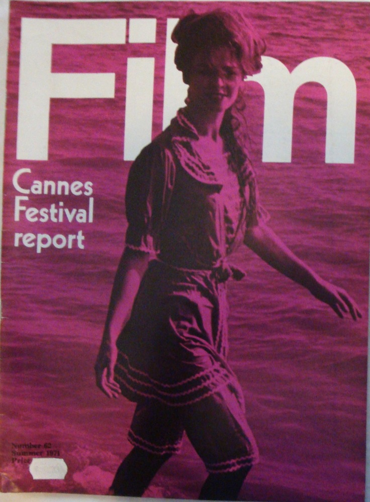 FILM (BFFS) magazine side cover Issue 62 Summer/June 1971