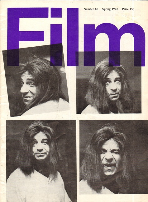 FILM (BFFS) magazine side cover Issue 65 March 1972