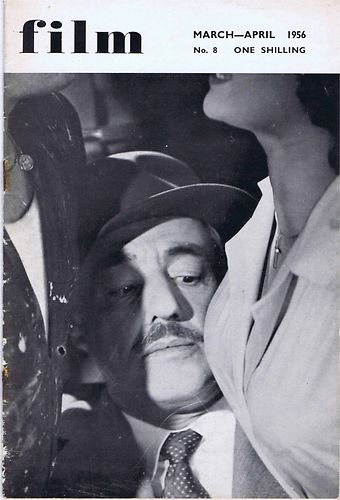 FILM (BFFS) magazine side cover Issue 8 March 1956