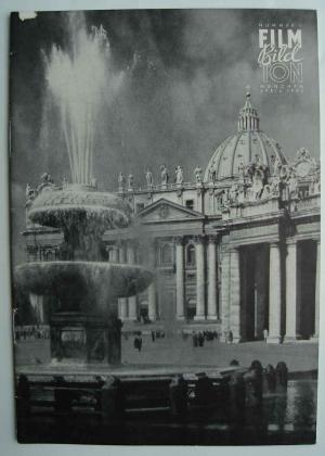 FILM BILD TON magazine side cover April 1952
