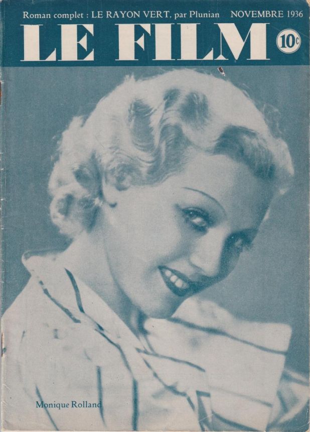 FILM | LE (20s-60s Ca) magazine side cover November 1936