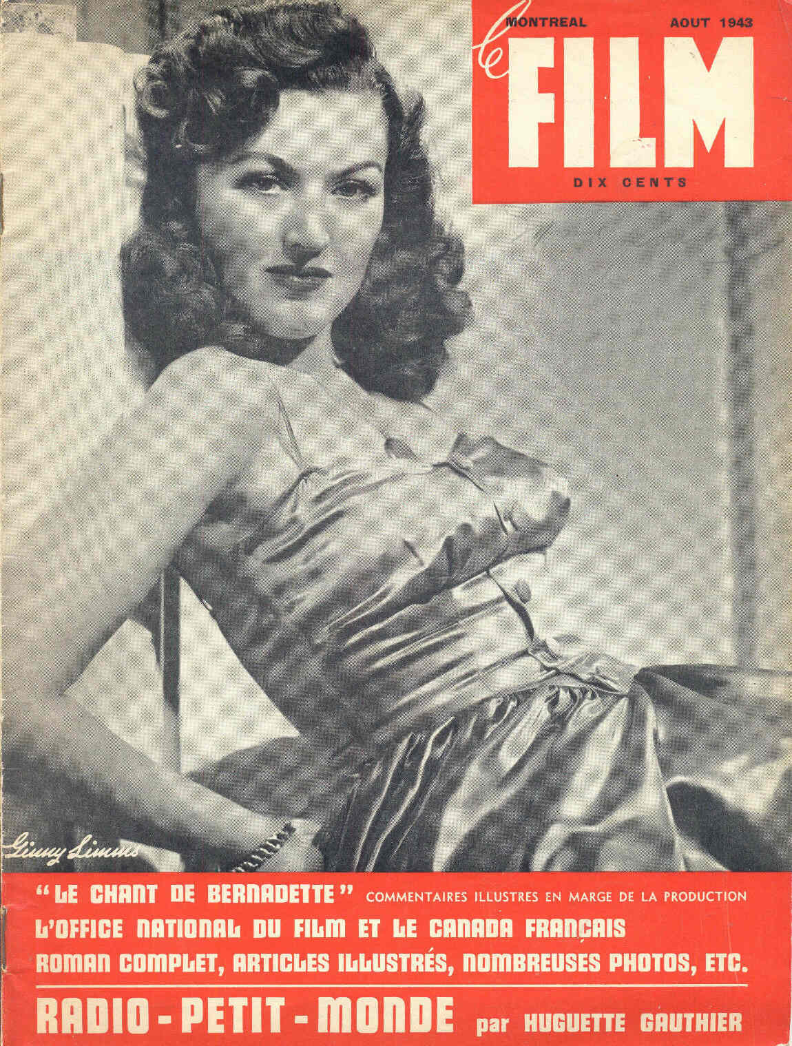 FILM | LE (20s-60s Ca) magazine side cover August 1943