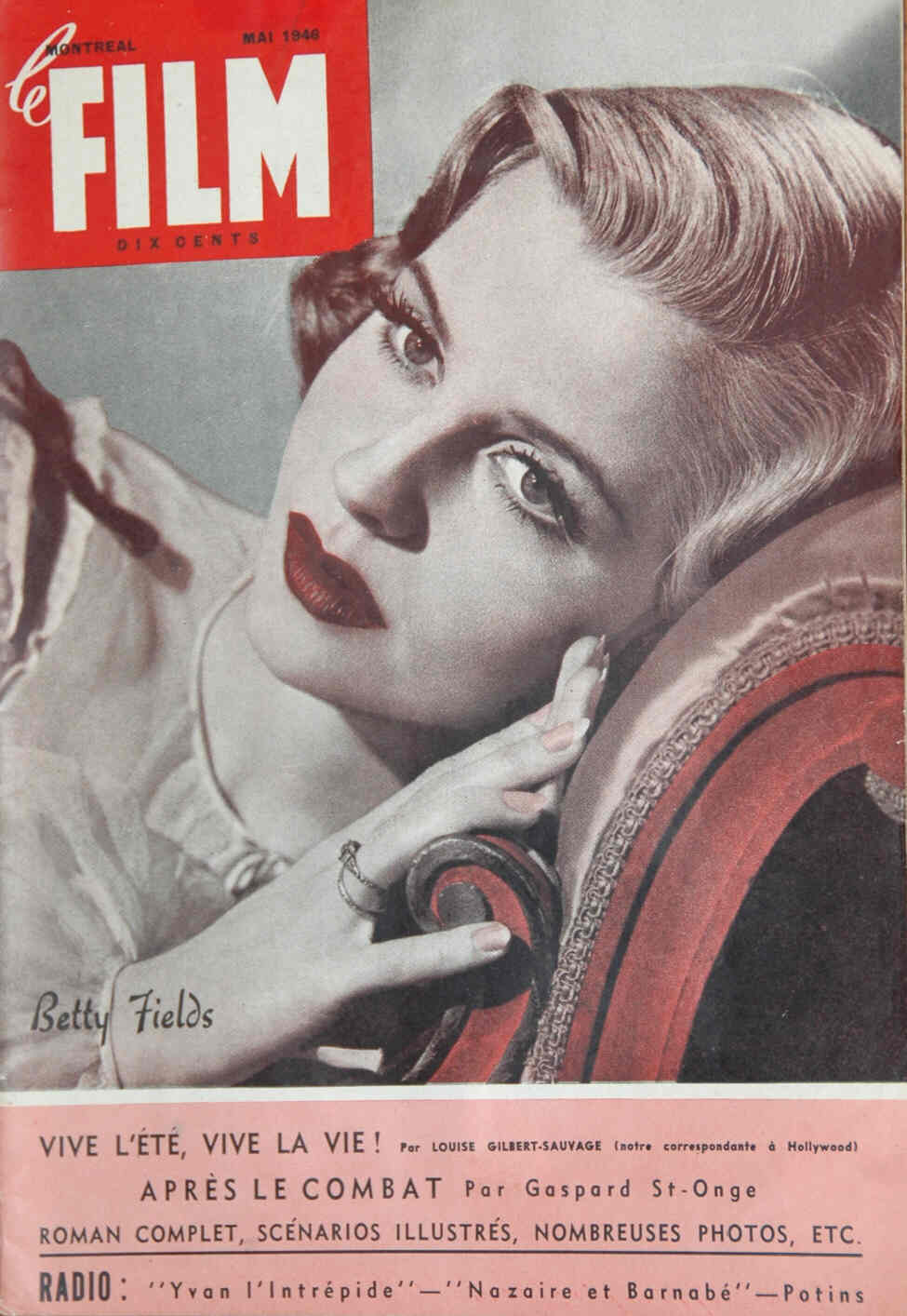 FILM | LE (20s-60s Ca) magazine side cover May 1946