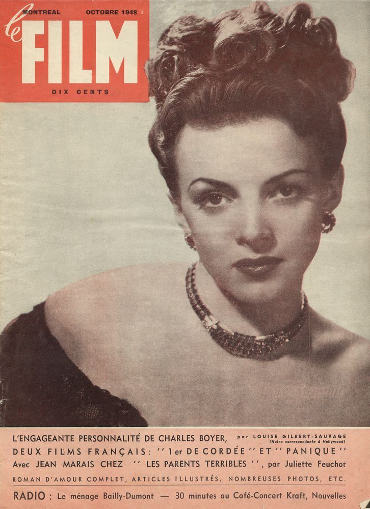 FILM | LE (20s-60s Ca) magazine side cover October 1948