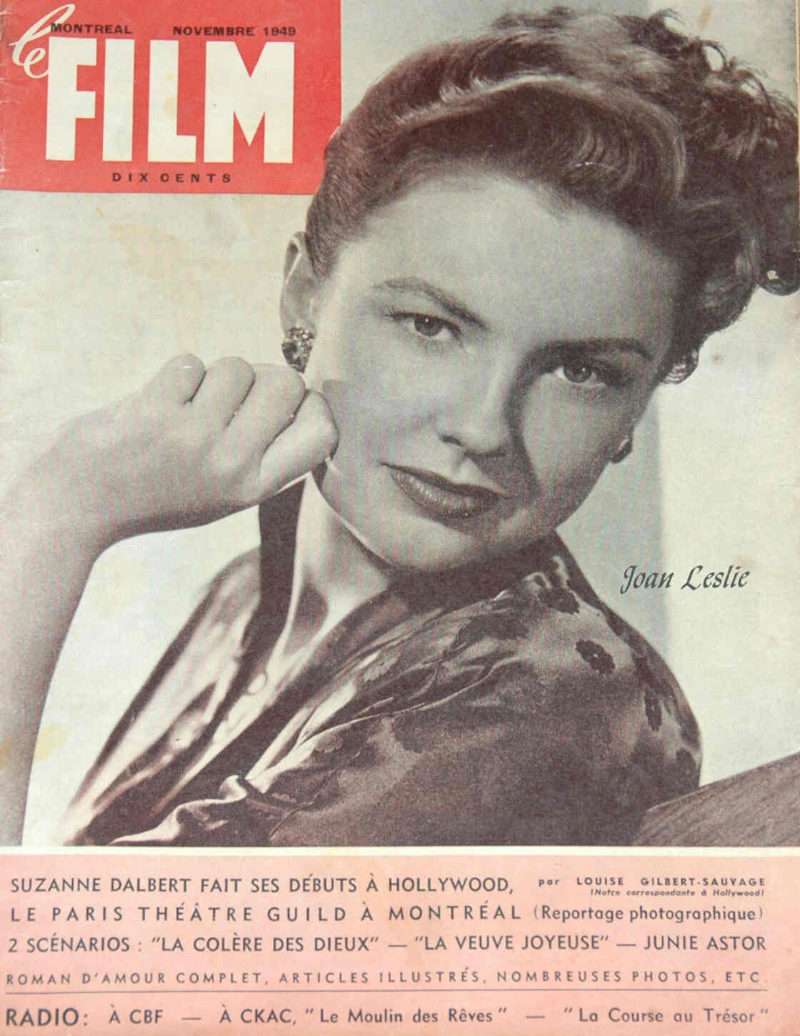 FILM | LE (20s-60s Ca) magazine side cover November 1949