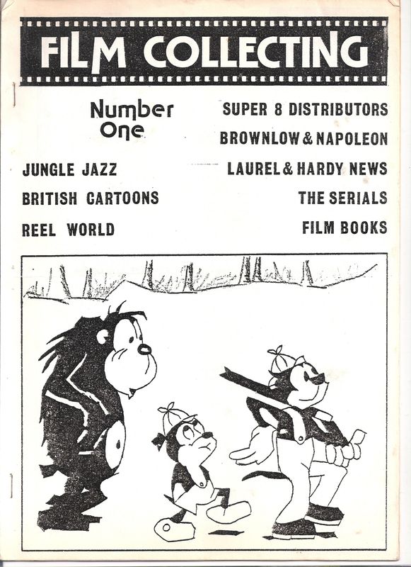 FILM COLLECTING magazine side cover Issue 1  1977