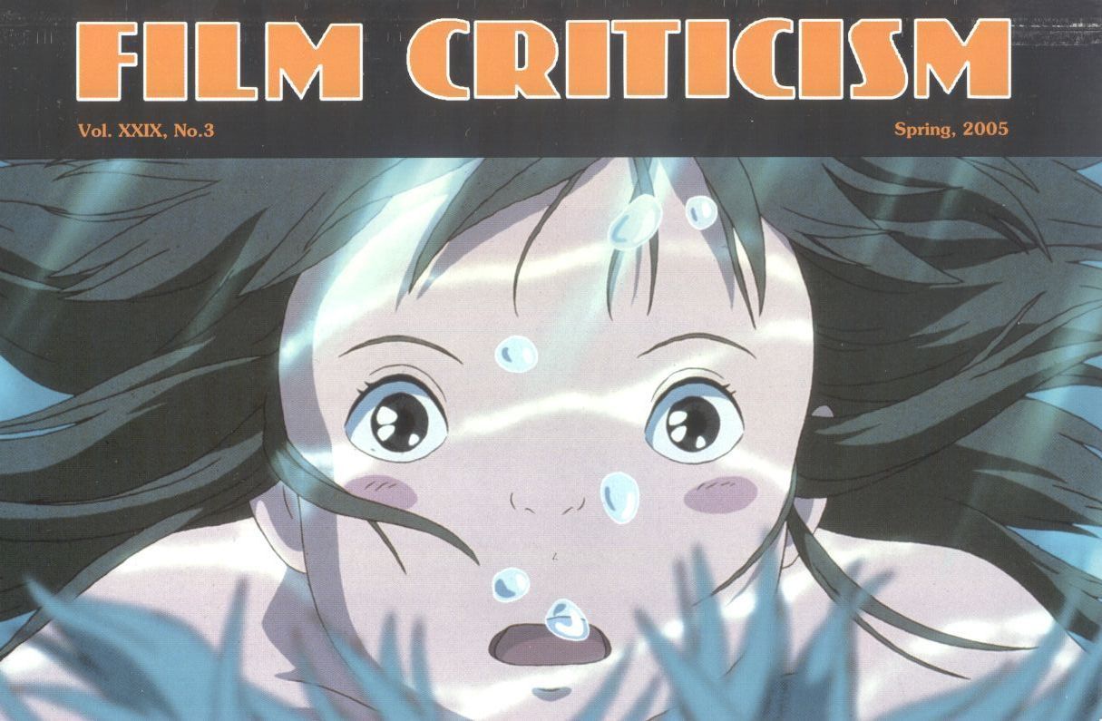 FILM CRITICISM magazine side cover  Vol 29 # 3 Spring 2005