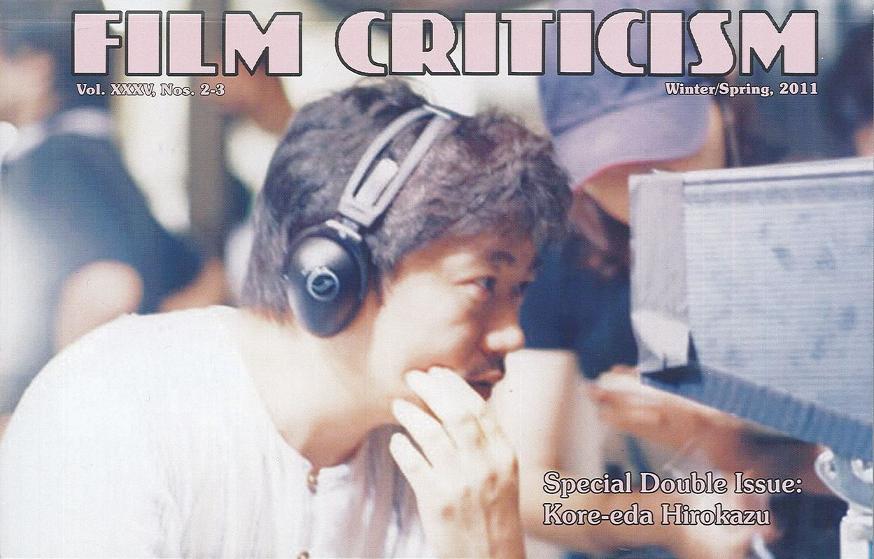 FILM CRITICISM magazine side cover  Vol 35 # 2/3 Winter/Spring 2011