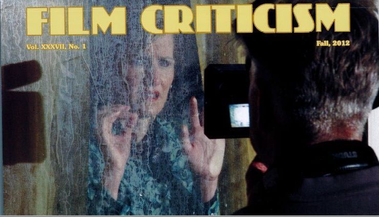FILM CRITICISM magazine side cover  Vol 37 # 1 Fall 2012