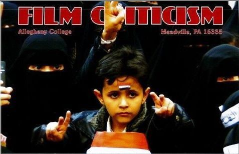 FILM CRITICISM magazine side cover  Vol 36 # 3 Spring 2012
