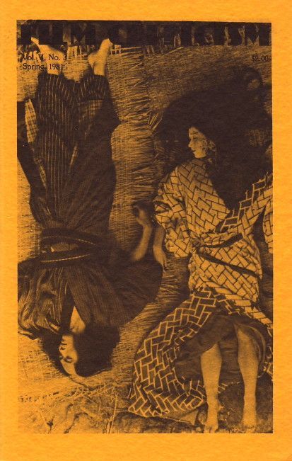FILM CRITICISM magazine side cover Spring 1981