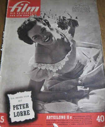 FILM (40s) magazine side cover Issue 5  1951