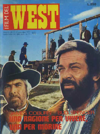 I FILM DEL WEST magazine side cover Issue 3 2 November 1973