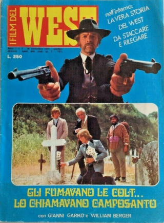I FILM DEL WEST magazine side cover Issue 5 30 November 1973