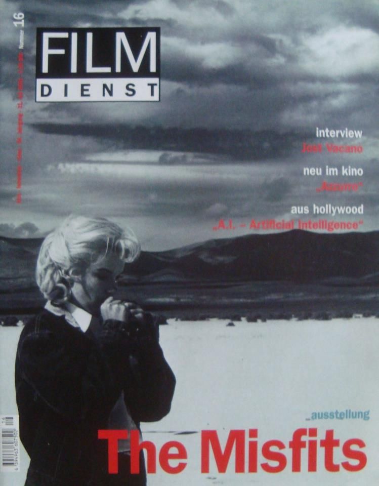 FILM DIENST magazine side cover Issue 16 31 July 2001