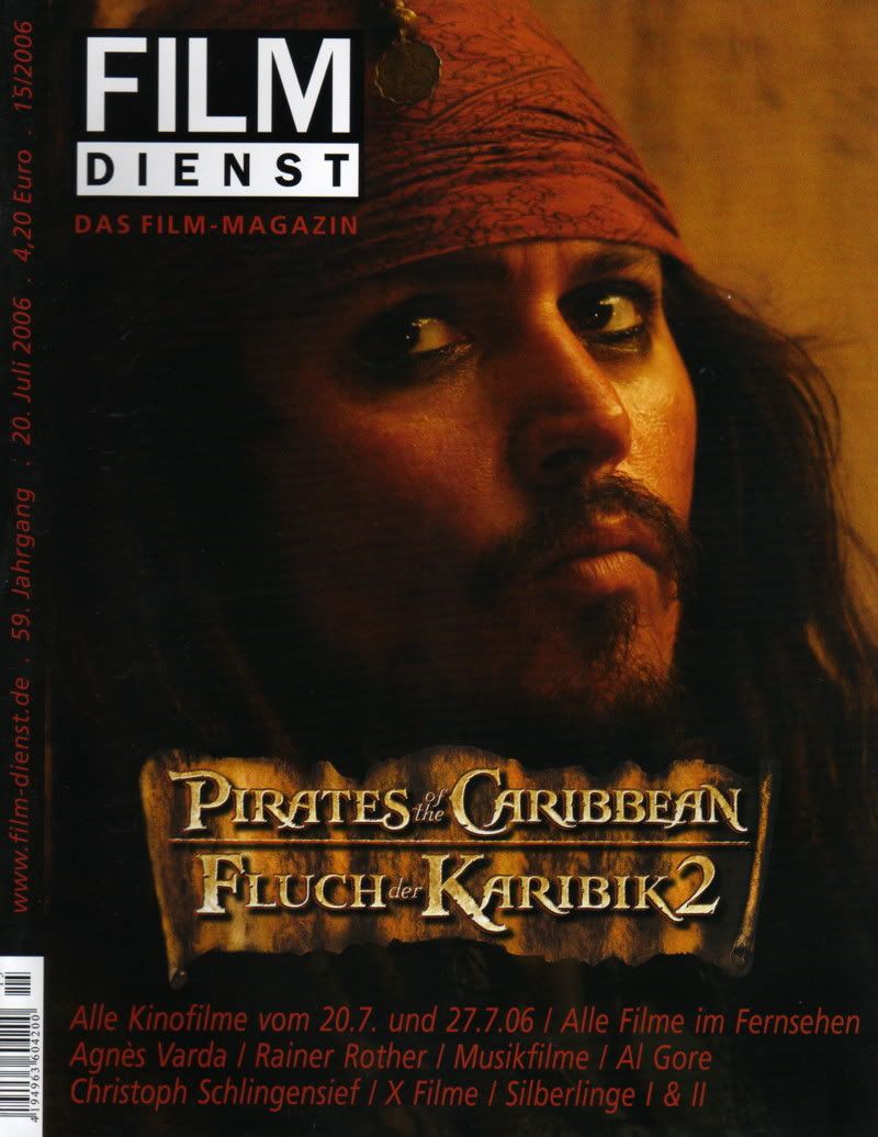 FILM DIENST magazine side cover Issue 15 20 July 2006