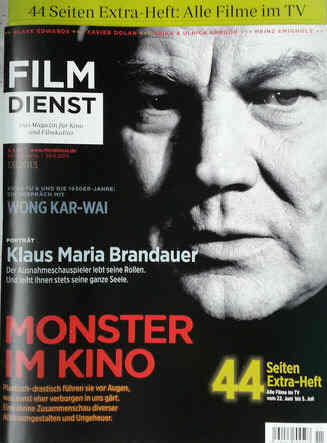 FILM DIENST magazine side cover Issue 13 20 June 2013