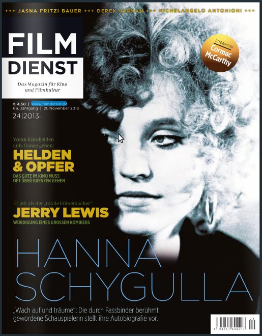 FILM DIENST magazine side cover Issue 24 21 November 2013