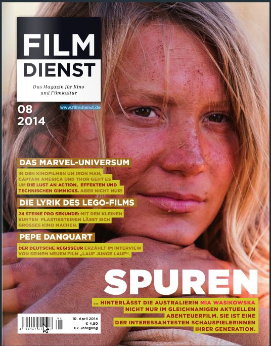 FILM DIENST magazine side cover Issue 8 10 April 2014