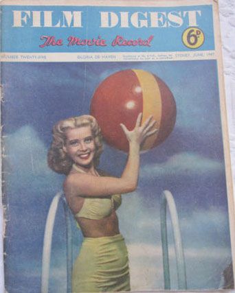 FILM DIGEST AND REVIEW magazine side cover Issue 25 June 1947