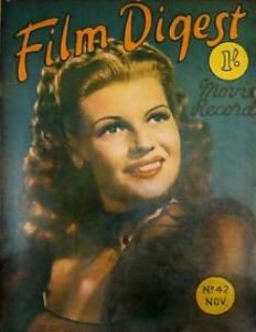FILM DIGEST AND REVIEW magazine side cover Issue 42 November 1948