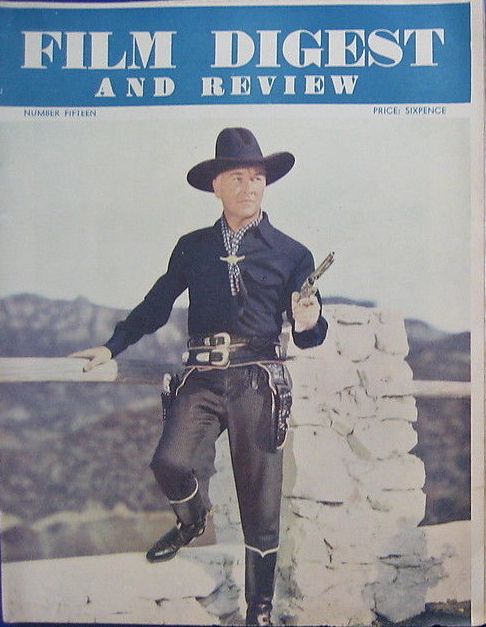 FILM DIGEST AND REVIEW magazine side cover Issue 15  1946