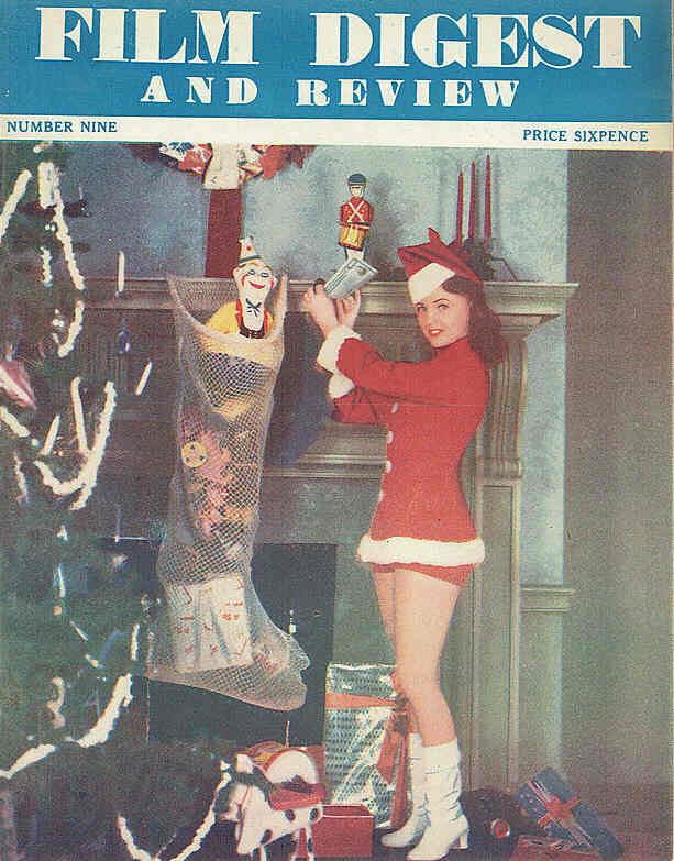 FILM DIGEST AND REVIEW magazine side cover Issue 9  1945