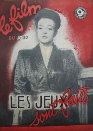 FILM DU JOUR magazine side cover Issue 97 29 August 1947