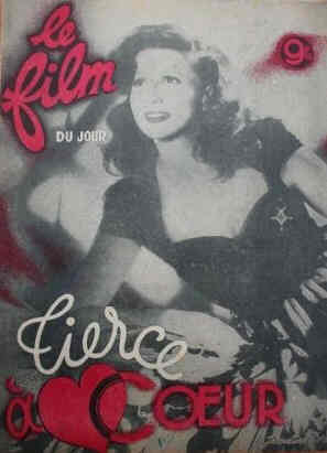 FILM DU JOUR magazine side cover Issue 98 5 September 1947