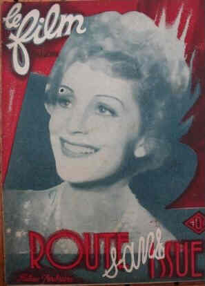 FILM DU JOUR magazine side cover Issue 103 10 October 1947