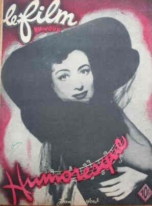 FILM DU JOUR magazine side cover Issue 106 31 October 1947
