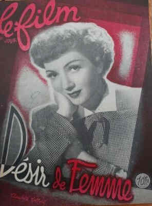 FILM DU JOUR magazine side cover Issue 107 7 November 1947