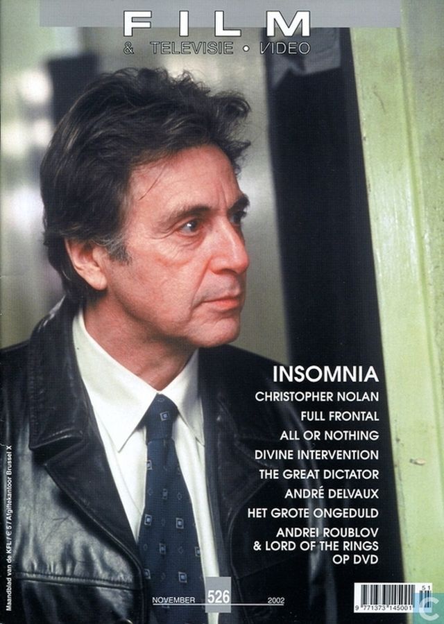 FILM EN TELEVISIE magazine side cover Issue 526 November 2002