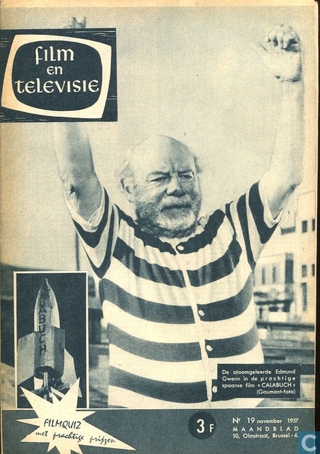 FILM EN TELEVISIE magazine side cover Issue 19 November 1957