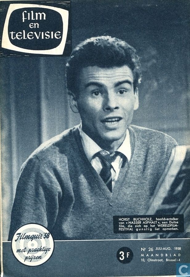FILM EN TELEVISIE magazine side cover Issue 26 July/August 1958