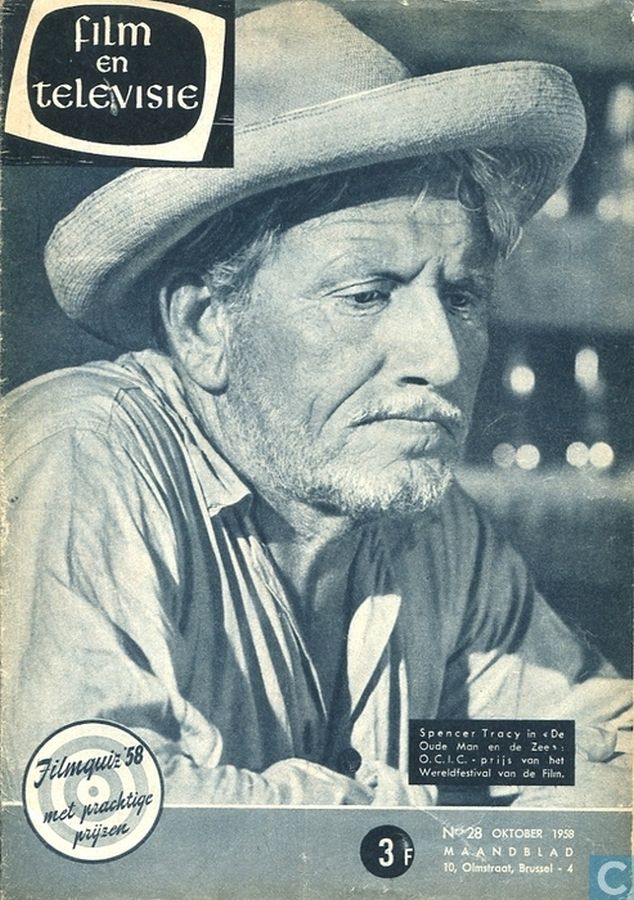 FILM EN TELEVISIE magazine side cover Issue 28 October 1958